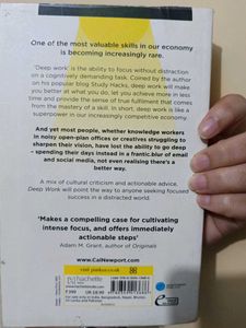 Deep Work: Rules for Focused Success