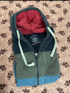 Mast &amp;Harbour Men's Color Block Zip-Up Hoodie