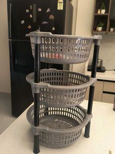 3-Tier Rolling Storage Cart