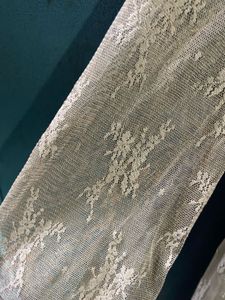 Elegant Lace Mock Neck Dress