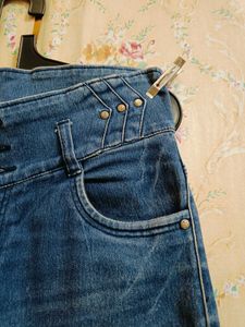 🇳🇿💫🎀Stylish High-Waisted Blue Denim Jeans