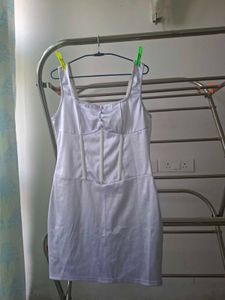 NewMe Brand Satin Corset Dress