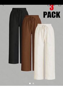 UNUSED 3 Pack Wide Leg Pants