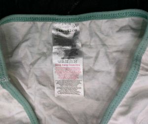 White Cotton Blend Briefs 🤎