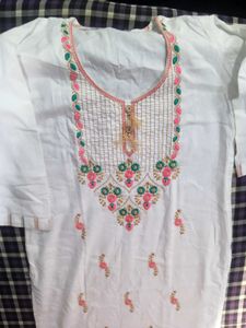 Elegant White Kurta Set