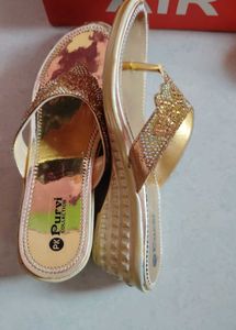 Elegant Gold Flats