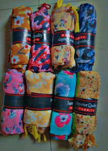 Floral Print Scarves - Superior Quality