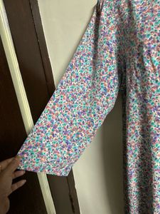Charming Floral Print Dress