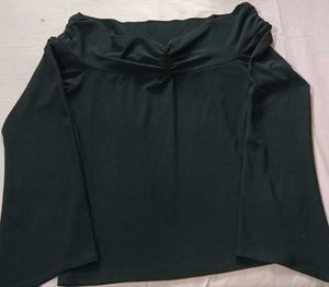 Black Off-Shoulder Top