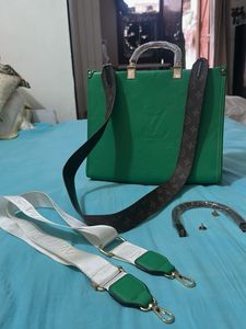 Louis Vuitton Green Tote Bag