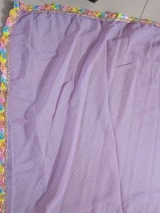 Lavender Colour Sari