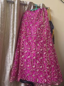 Elegant Yellow Kurta with Pink Accents