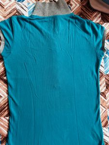 Sea Green And Off White Night Wear... Combo