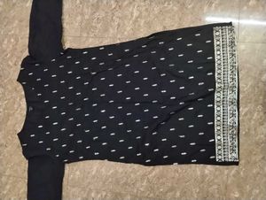 Elegant Black Kurta Set with Dupatta