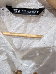 Chic White Eyelet Crop Top