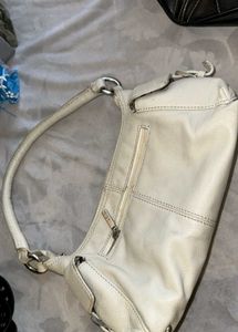 Chic Cream Hobo Shoulder Bag
