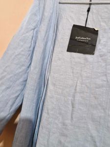 Light Blue Long Kimono Cardigan