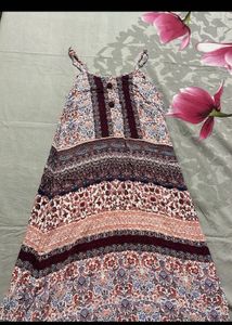 Boho Print Maxi Dress