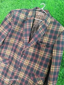 Plaid Blazer Jacket