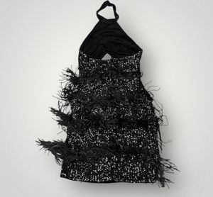 Sequin Fringe Party Dress size -S