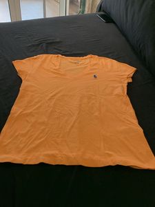 Ralph Lauren V-Neck Tee - Peach