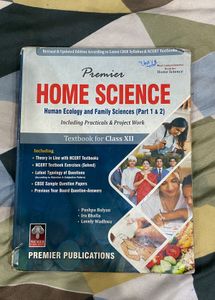 Premier Home Science Textbook Class XII