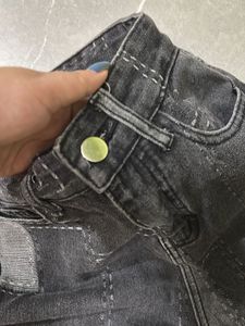 Patchwork Denim Jeans