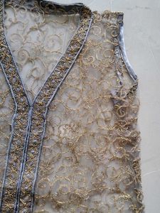 Elegant Embellished Long Jacket