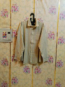 🇳🇿💫🎀Men's Yellow Plaid Casual Shirt