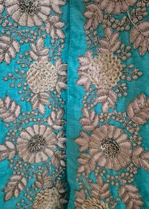 Elegant Teal Embroidered Kurta Suit