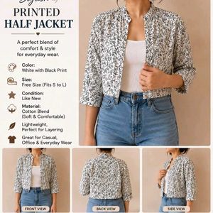 Floral Print Jacket