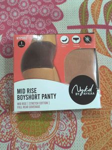 Nykaa Mid Rise Boyshort Panty