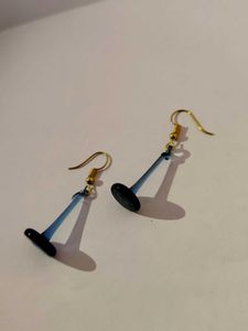 Stunning 3-Pair Blue &amp; Clear Glass Earring Bundle