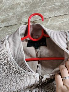 Cozy Fleece Bomber Jacket