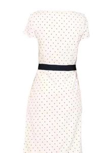 Polka Dot Belted Dress