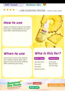 Plix Pineapple De-Pigmentation Dewy Serum