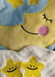 Cute Moon &amp; Stars Plush Backpack