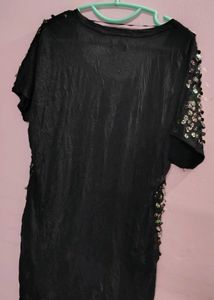Sparkling Sequin Black Top