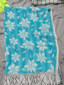 Beautiful Blue Floral Saree