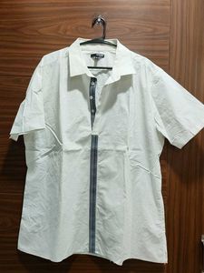Men's White Short Sleeve Shirt