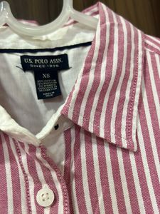 US POLO Original Shirt Dress With Belt