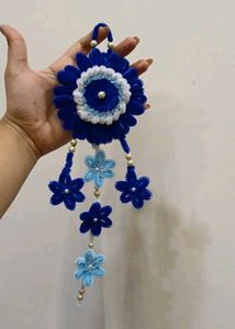 Blue Floral Wall Hanging