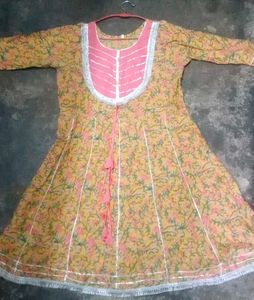Elegant Printed Anarkali Suit