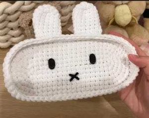 Crochet Miffy Glasses Holder
