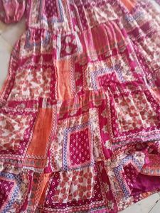 Bohemian Print Maxi Dress
