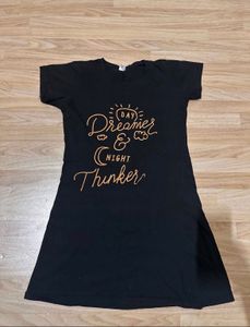 Dreamer &amp; Night Thinker T-Shirt Dress
