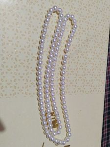 Elegant Pearl Necklace( 108 moti)
