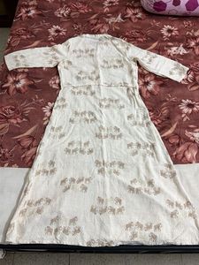 Elegant Elephant Print Kurta
