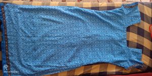 sky blue Churidar top