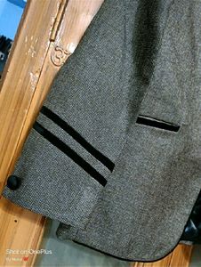 Men's Grey Bandhgala Suit